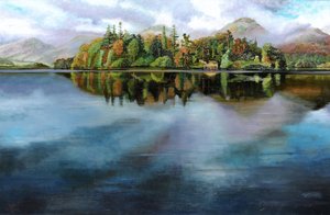 Botenhuis, Derwentwater, Cumbria, 2008 door Trevor Neal